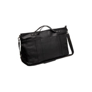 Mark Full-Grain Leather Weekender Bag til Kvinder in Classic 100% Full-Grain Leather - Full Exterior Front Profile View | Buy Online