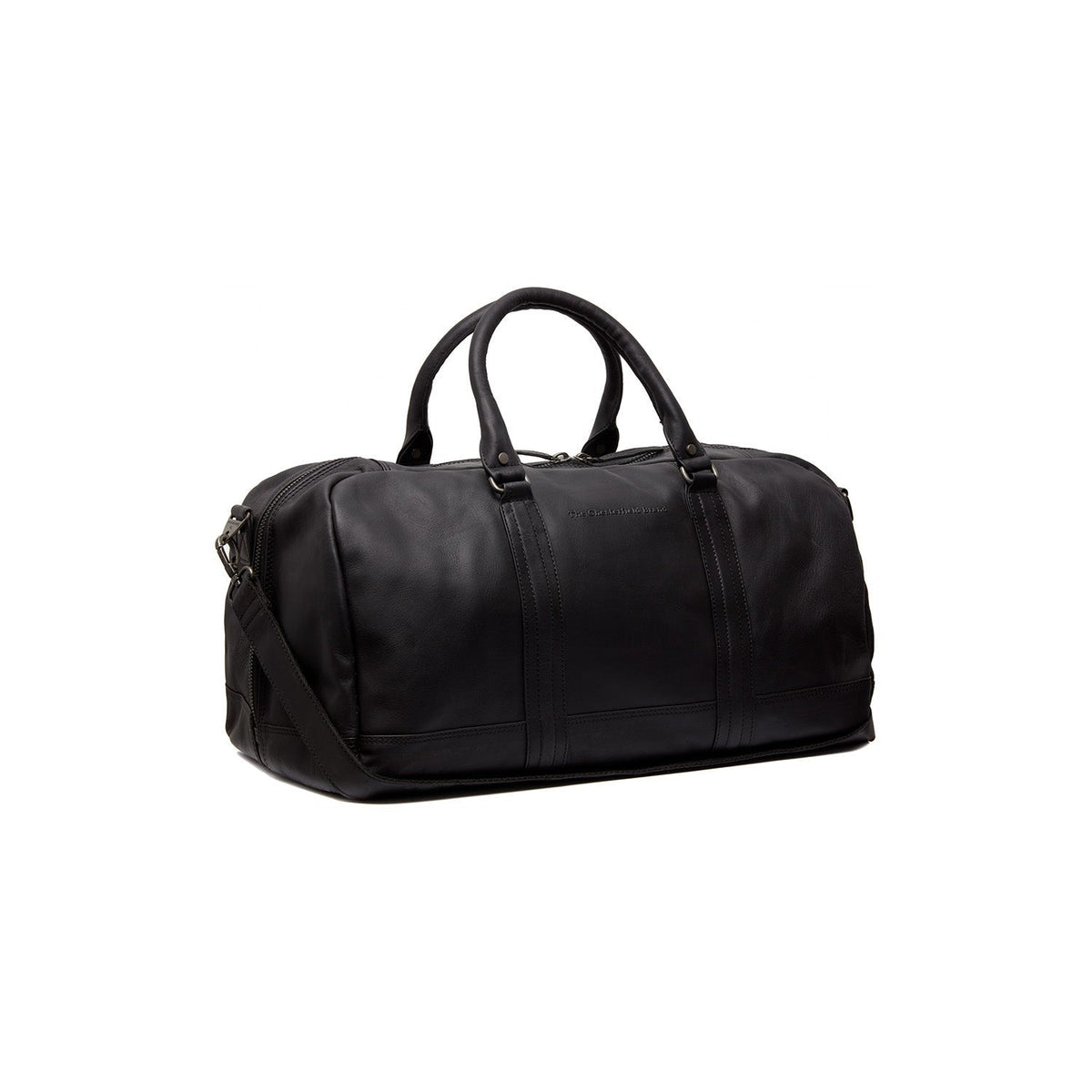 Melbourne Full-Grain Leather Weekender Bag til Kvinder in Classic 100% Full-Grain Leather - Full Exterior Front Profile View | Buy Online