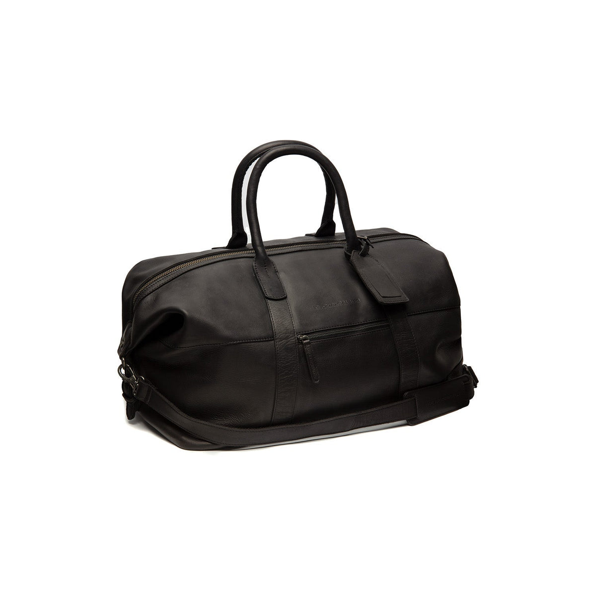Portsmouth Full-Grain Leather Weekender Bag til Kvinder in Classic 100% Full-Grain Leather - Full Exterior Front Profile View | Buy Online