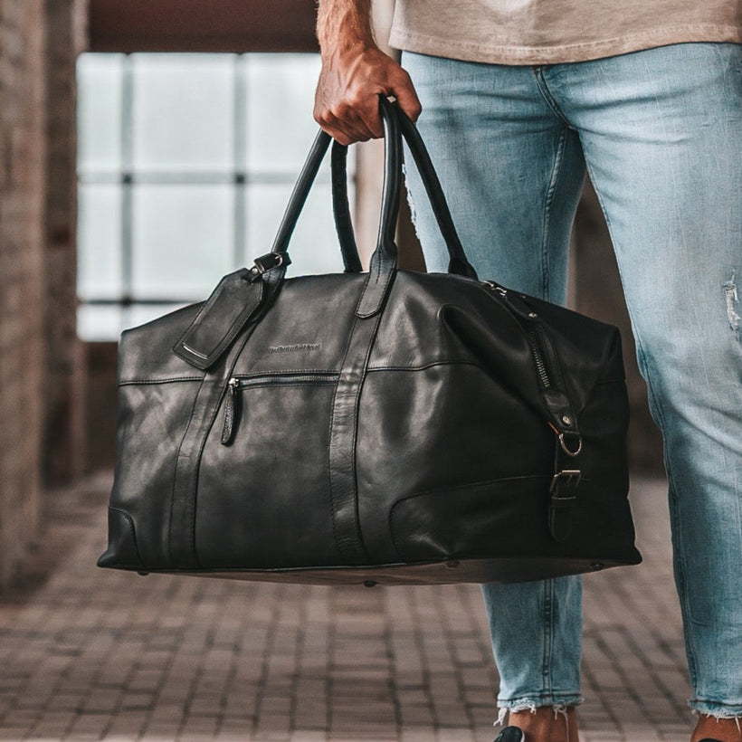 Portsmouth Full-Grain Leather Weekender Bag til Kvinder