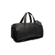 Rivaro Full-Grain Leather Weekender Bag til Kvinder in Classic 100% Full-Grain Leather - Full Exterior Front Profile View | Buy Online