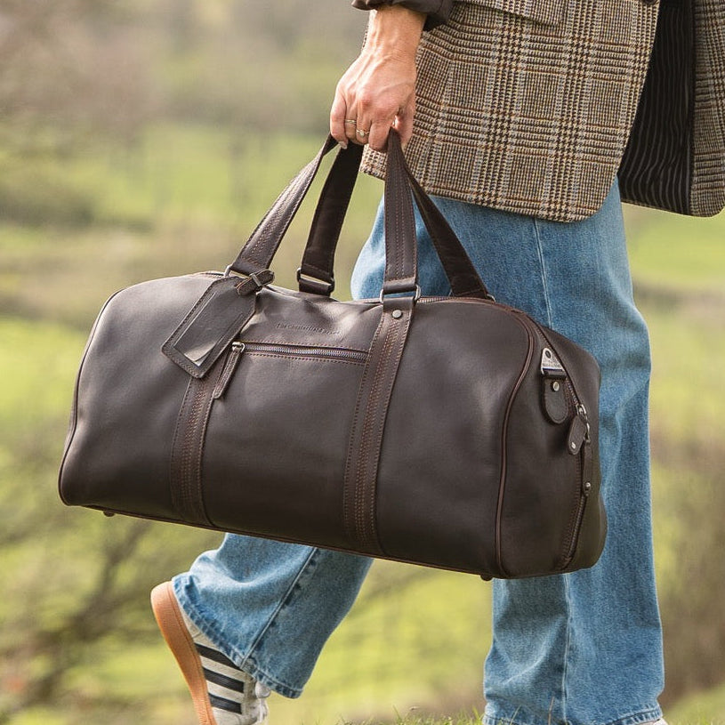 Rivaro Full-Grain Leather Weekender Bag til Kvinder – alternate product view 2
