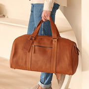 Rivaro Full-Grain Leather Weekender Bag til Kvinder – alternate product view 2