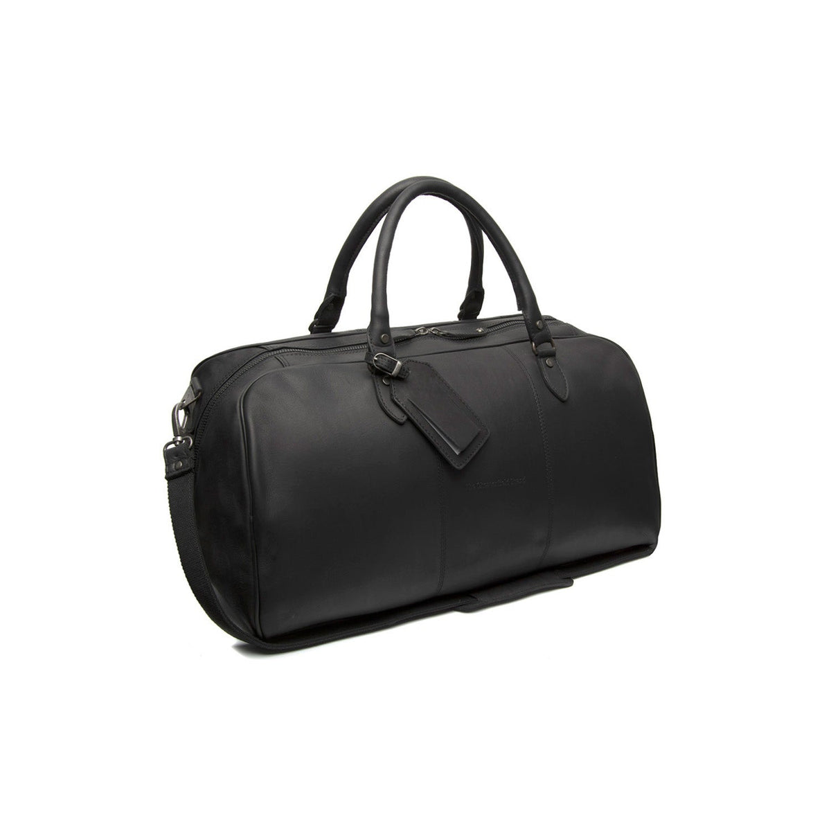 William Full-Grain Leather Weekender Bag til Kvinder in Classic 100% Full-Grain Leather - Full Exterior Front Profile View | Buy Online