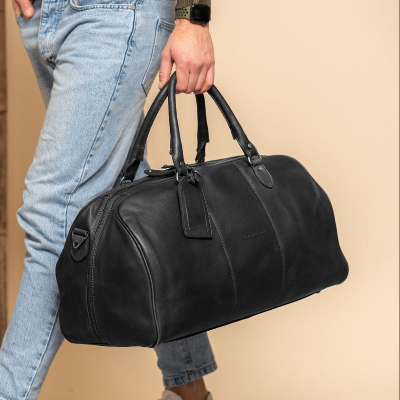 William Full-Grain Leather Weekender Bag til Kvinder