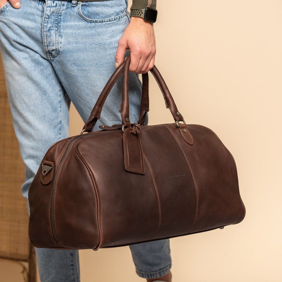William Full-Grain Leather Weekender Bag til Kvinder – alternate product view 2