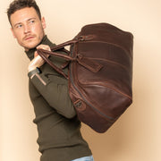 William Full-Grain Leather Weekender Bag til Kvinder – alternate product view 3