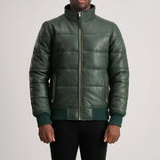 Lucas Læder Bomberjakke til Mænd – alternate product view 4
