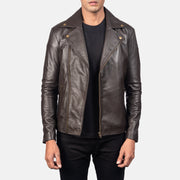 Noah Læder Bikerjakke til Mænd – alternate product view 1