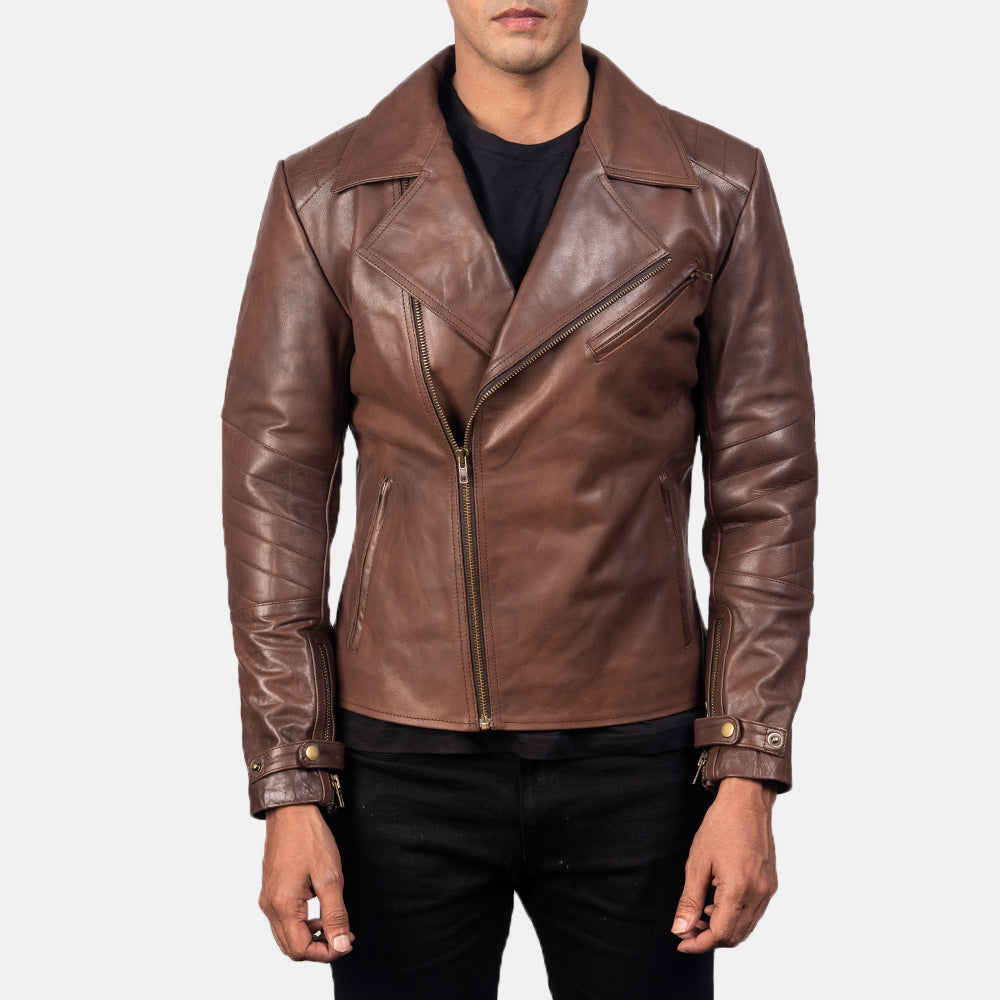 Raiden Læder Bikerjakke til Mænd – alternate product view 3