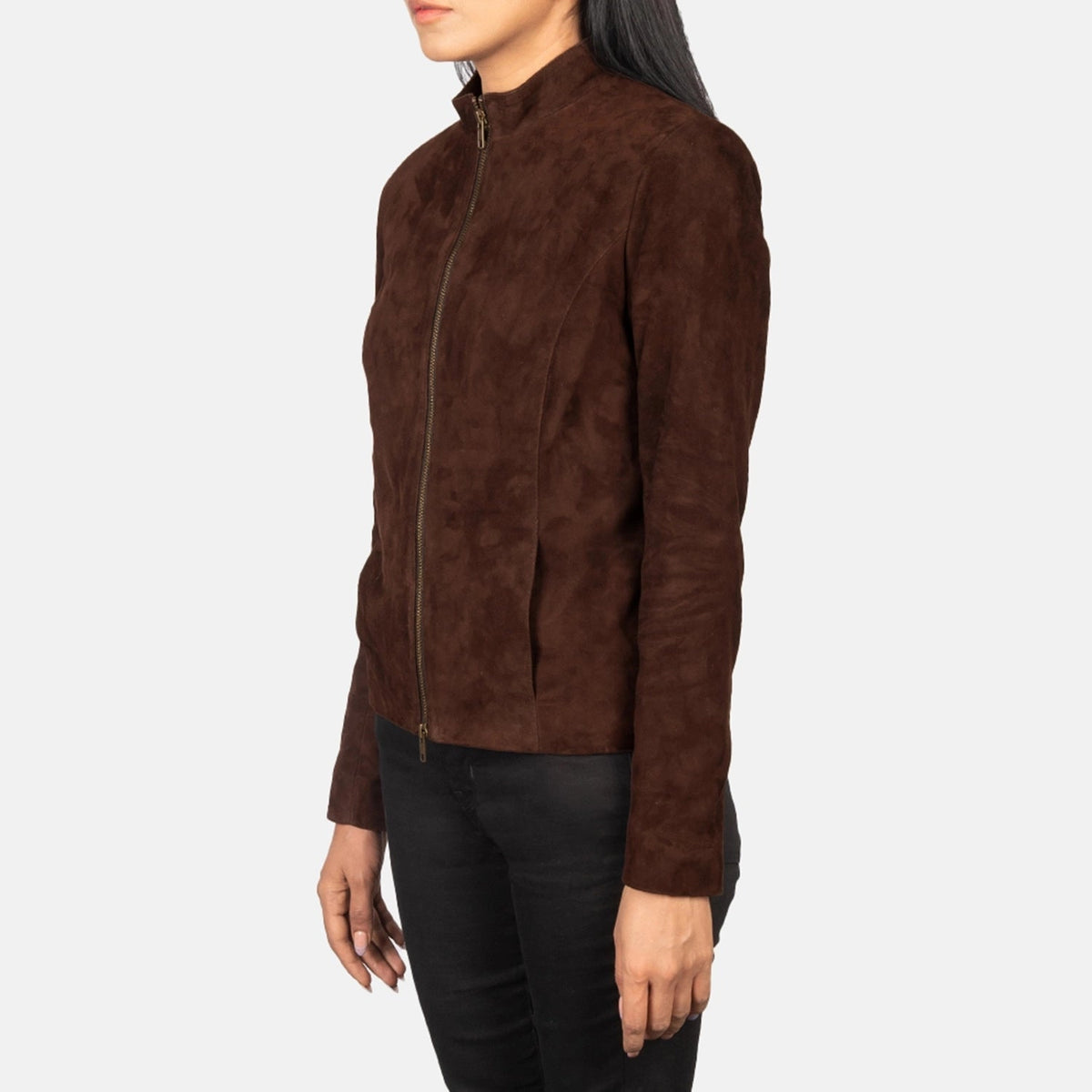 Rumella Læder Bikerjakke til Kvinder – alternate product view 2