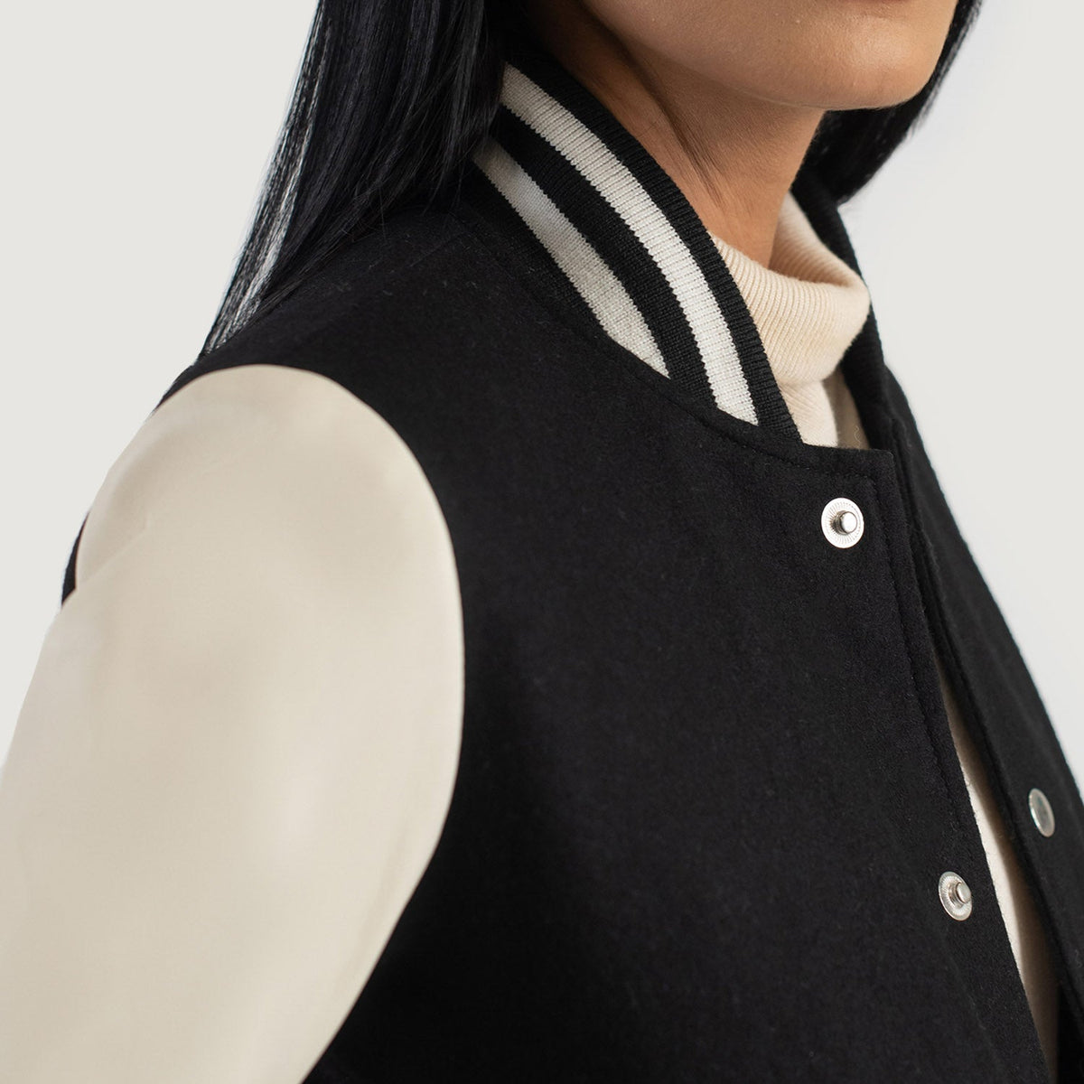 Savant Varsity Læderjakke til Kvinder – alternate product view 6