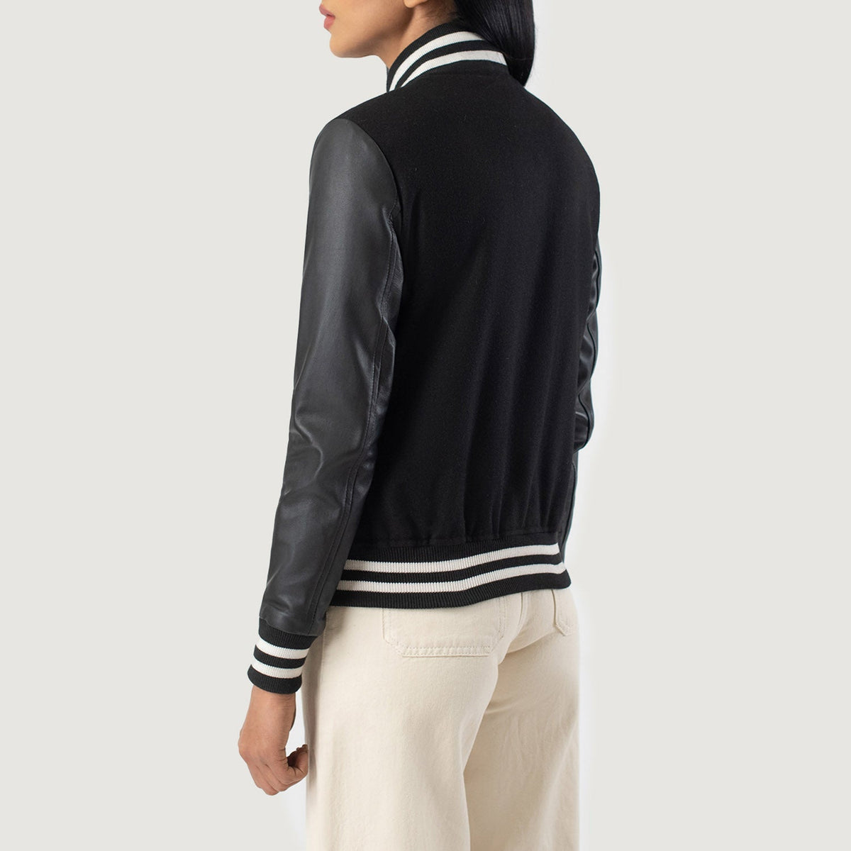 Savant Varsity Læderjakke til Kvinder – alternate product view 5