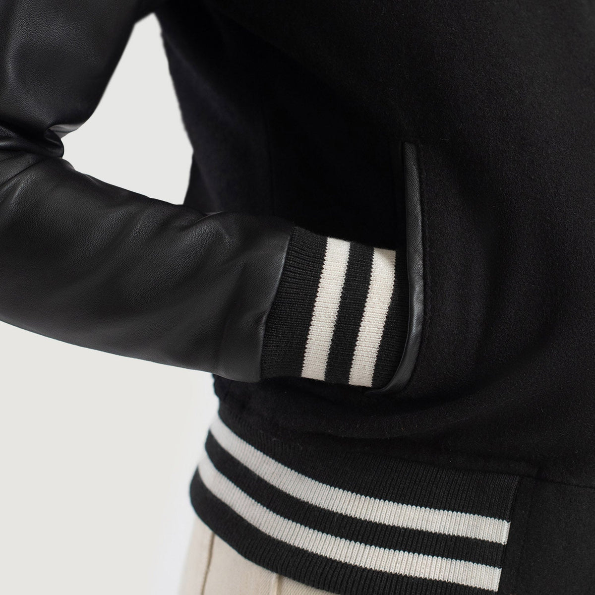 Savant Varsity Læderjakke til Kvinder – alternate product view 6