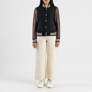 Savant Varsity Læderjakke til Kvinder – alternate product view 3