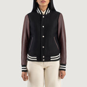 Savant Varsity Læderjakke til Kvinder – alternate product view 4
