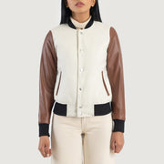 Savant Varsity Læderjakke til Kvinder – alternate product view 4