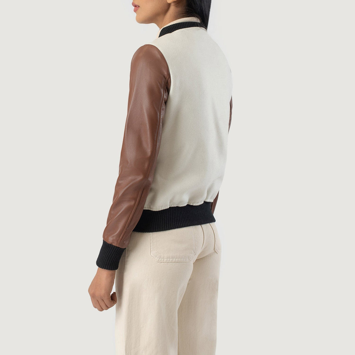Savant Varsity Læderjakke til Kvinder – alternate product view 5