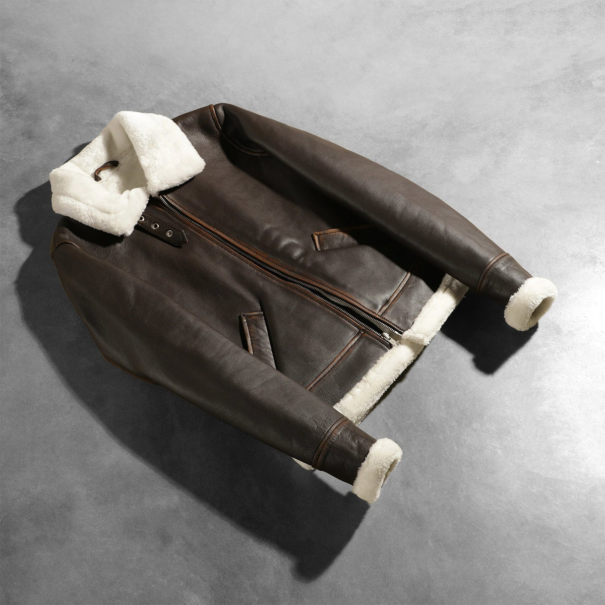 
Sherilyn B-3 Sort Bomberjakke i Læder til Damer – alternate product view 7