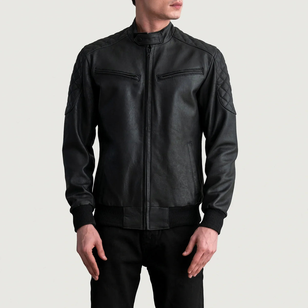 Sven Læder Bomberjakke til Mænd – alternate product view 3