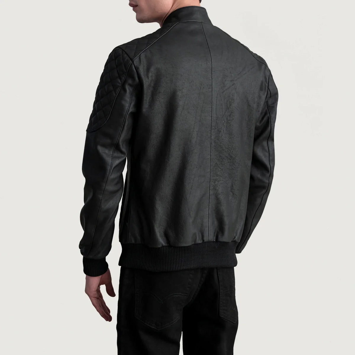 Sven Læder Bomberjakke til Mænd – alternate product view 6