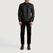 Sven Læder Bomberjakke til Mænd – alternate product view 4