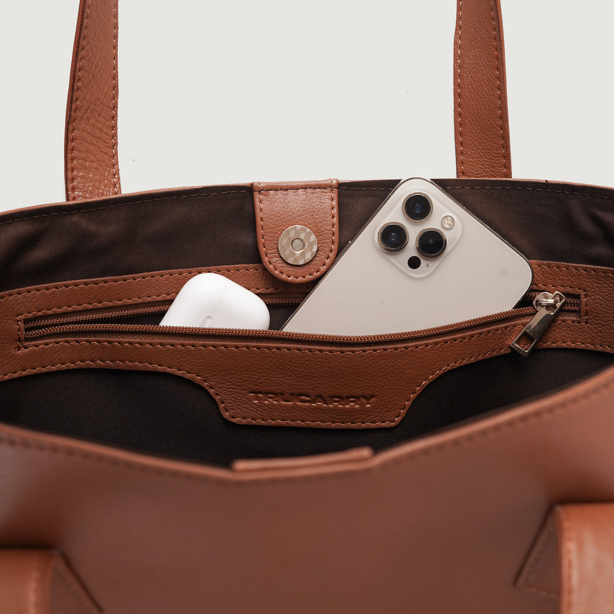 
The Bianca Tote bag i læder – alternate product view 7
