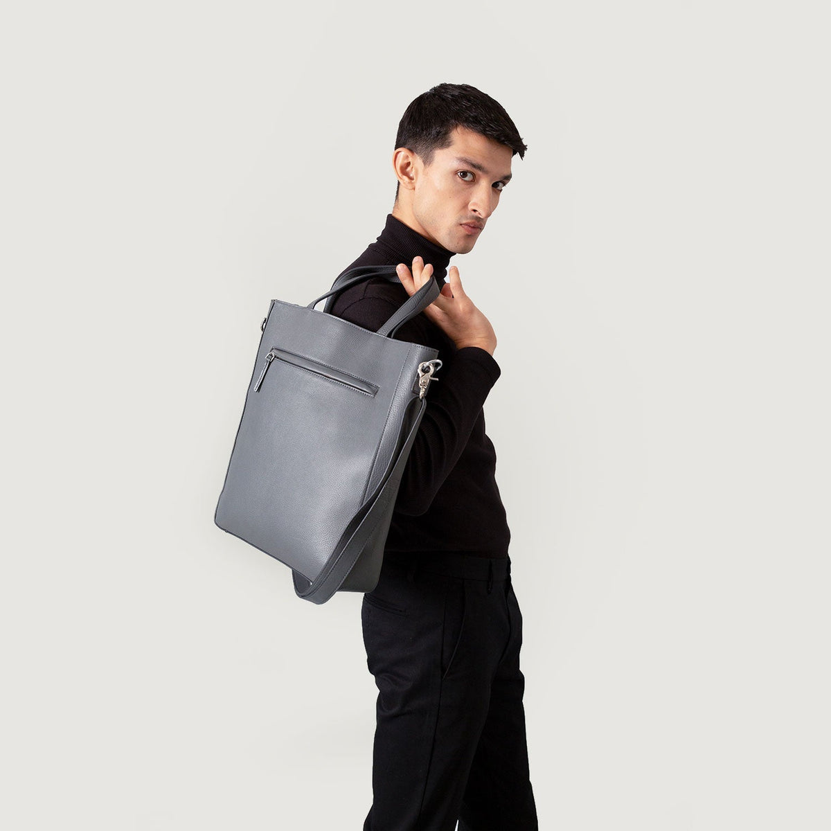 
The Poet Tote bag i læder – alternate product view 5