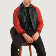 Walton Varsity Læderjakke til Mænd – alternate product view 3