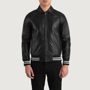 Walton Varsity Læderjakke til Mænd – alternate product view 4