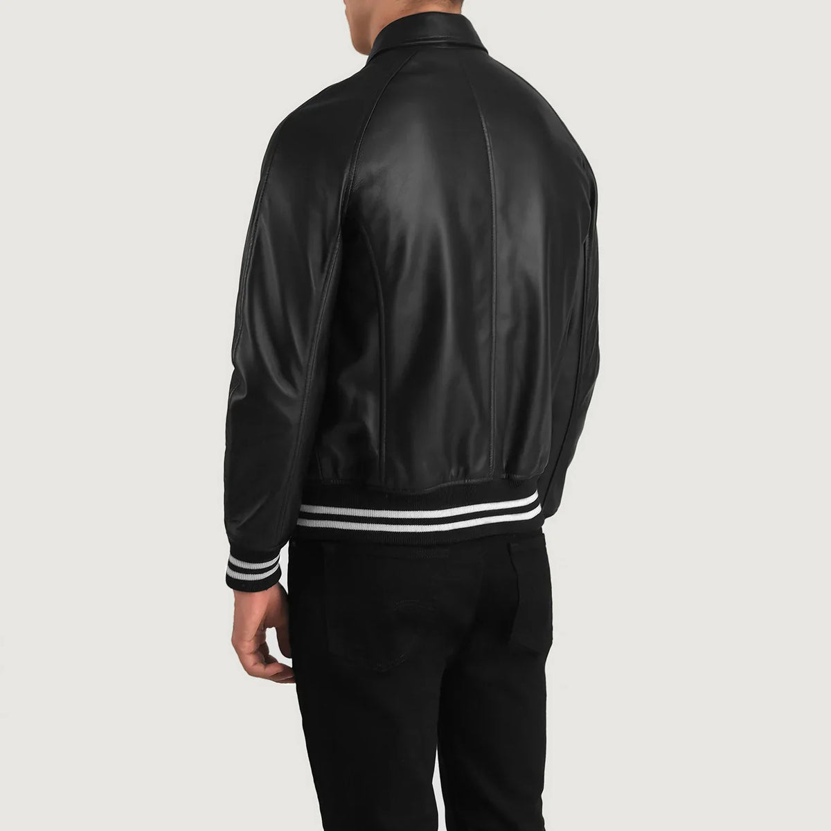 Walton Varsity Læderjakke til Mænd – alternate product view 5