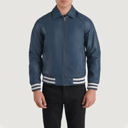 Walton Varsity Læderjakke til Mænd – alternate product view 1