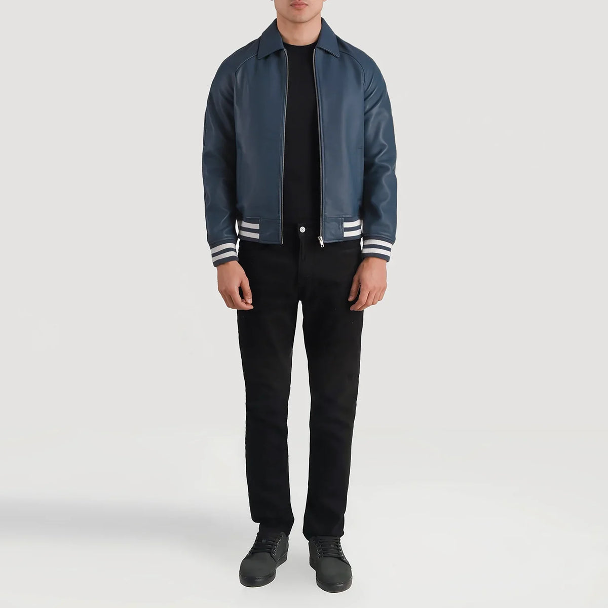 Walton Varsity Læderjakke til Mænd – alternate product view 4