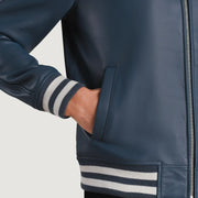 Walton Varsity Læderjakke til Mænd – alternate product view 5