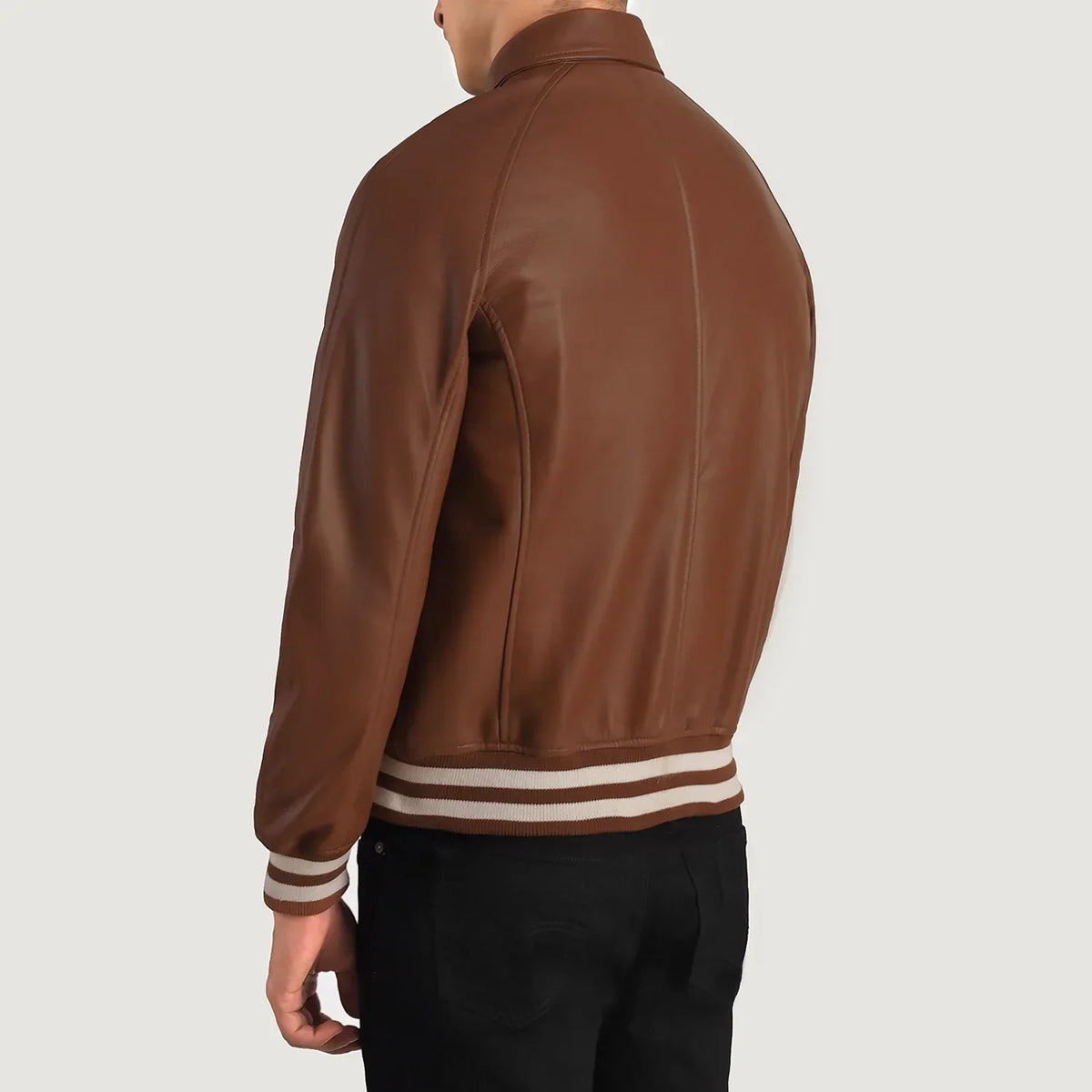 Walton Varsity Læderjakke til Mænd – alternate product view 5