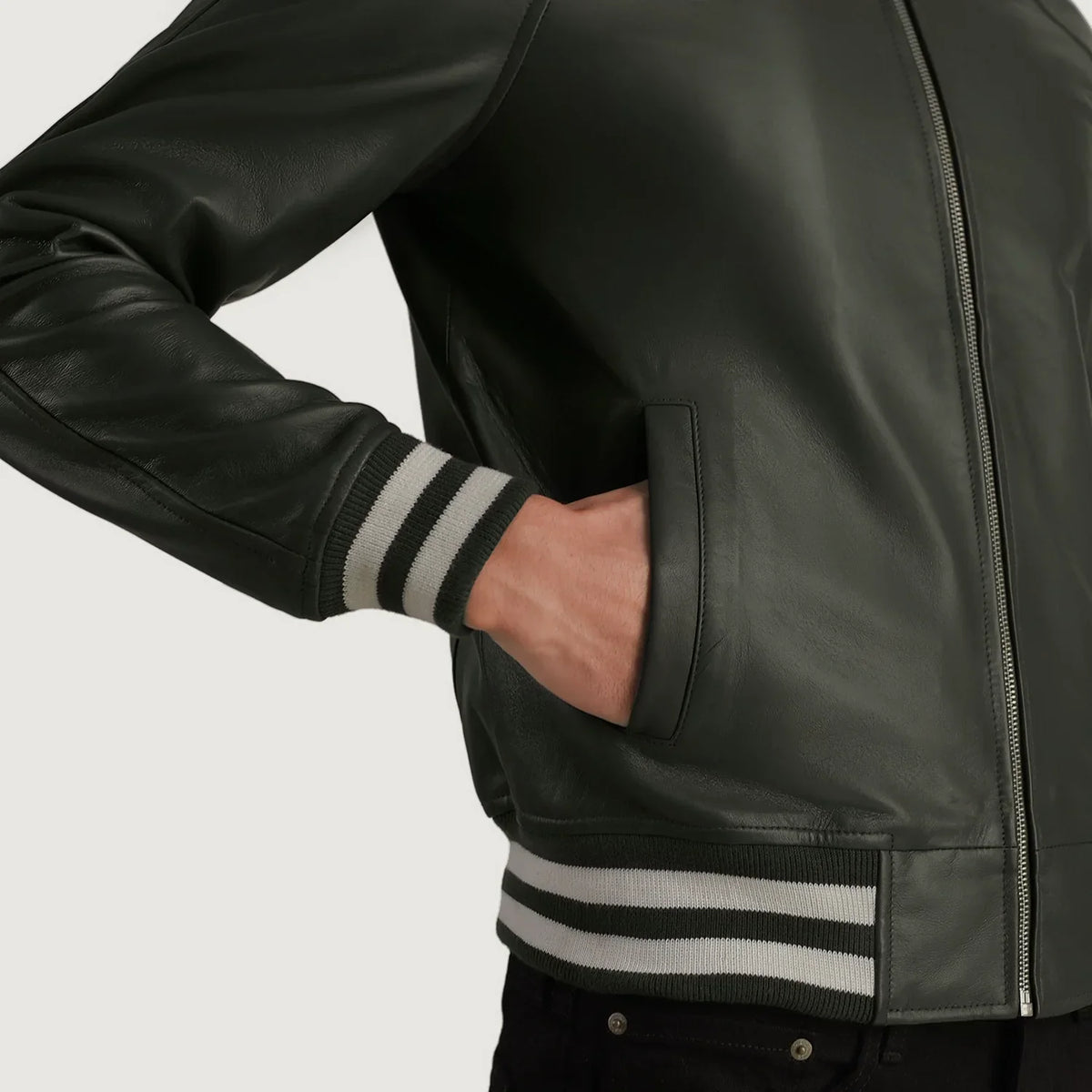 Walton Varsity Læderjakke til Mænd – alternate product view 6