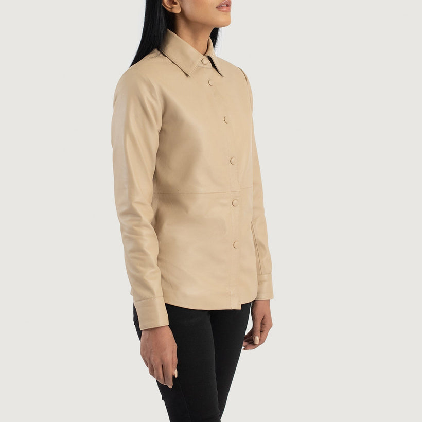 Zenith Shirt Læderjakke til Kvinder