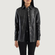 Zenith Shirt Læderjakke til Kvinder – alternate product view 1