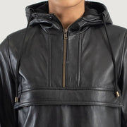 Zest Hooded Pullover Læderjakke til Kvinder – alternate product view 6
