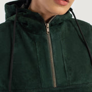 Zest Hooded Pullover Læderjakke til Kvinder – alternate product view 4
